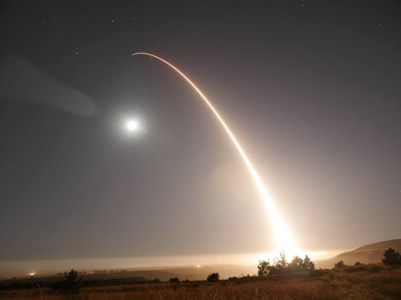 The US tests a Minuteman III missile on Wednesday, May 3rd 2017