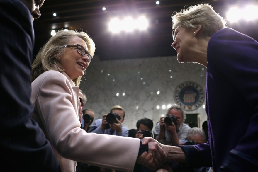 A private meeting between Elizabeth Warren and Hillary Clinton this morning is fueling speculation that the Clinton camp might be entertaining the possibility of making Warren her running mate.