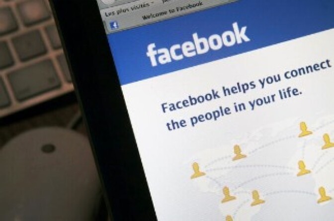 The Internet homepage of the social networking website Facebook.