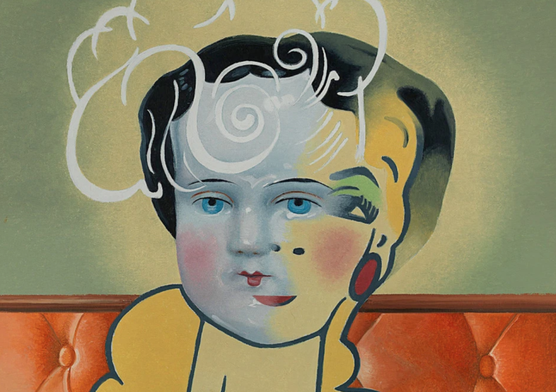 image detail of Mel Odom's artwork 'Glide.'