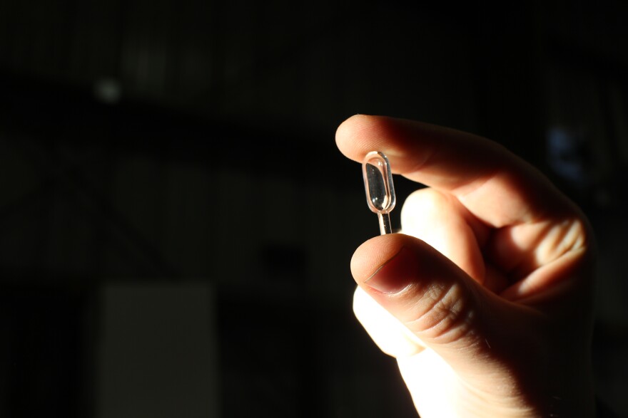 Each of Hive Lighting's plasma lights is the size of a Tic Tac. They can replace much larger, less energy efficient lights on a film shoot, but they cost more to purchase and rent. 