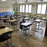 SEOUL, SOUTH KOREA - MAY 19: An empty classroom is seen ahead of school re-opening at Yeouido girl's high school on May 19, 2020 in Seoul, South Korea. Senior high school students are able to return to school from tomorrow, as South Koreans take measures to protect themselves against the spread of coronavirus (COVID-19). South Korea's education ministry announced plans to re-open schools starting for senior high school students, more than two months after schools were closed in a precautionary measure against the coronavirus. According to the Korea Center for Disease Control and Prevention, 13 new cases were reported. The total number of infections in the nation tallies at 11,078. (Photo by Chung Sung-Jun/Getty Images)