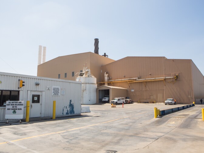 State officials shut down operations at Exide Technologies in Vernon, Calif. in April due to toxic air pollution that may pose health risks to members of the surrounding community. The plant is now open again.