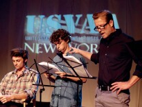 Christopher Sweeney as Langford in Sky Pig at the USVAA New Works Presentation Nov. 2017.