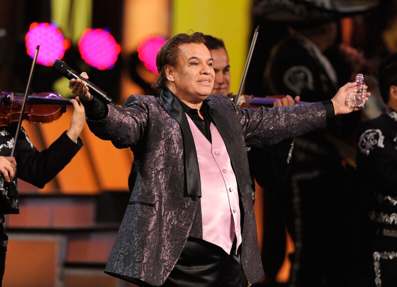Singer Juan Gabriel performs onstage during the 10th annual Latin Grammy Awards held at Mandalay Bay Events Center on Nov. 5, 2009 in Las Vegas.