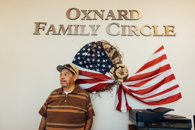 Army veteran Frank Acosta attends the Oxnard Family Circle Adult Day Healthcare program.