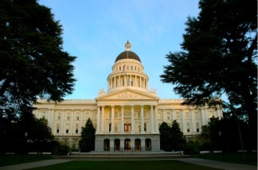 The California State Capitol Building in Sacramento, CA. 