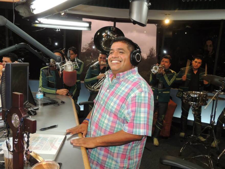 Ricardo "El Mandril" Sanche, host of the popular El Mandril radio show. 