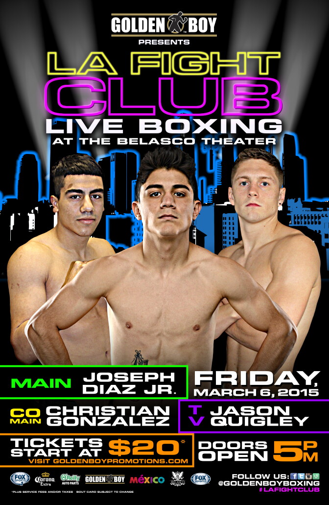 “We’re trying to attract a more casual fan, the fan who just wants to be entertained and at the same time watch some great fights,” said Oscar De La Hoya.