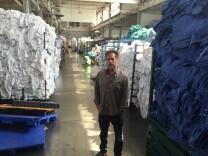 Jeremy Berg calls himself a "third-generation rag man".  His grandfather started A and A Wiping Cloth in the 1940s.