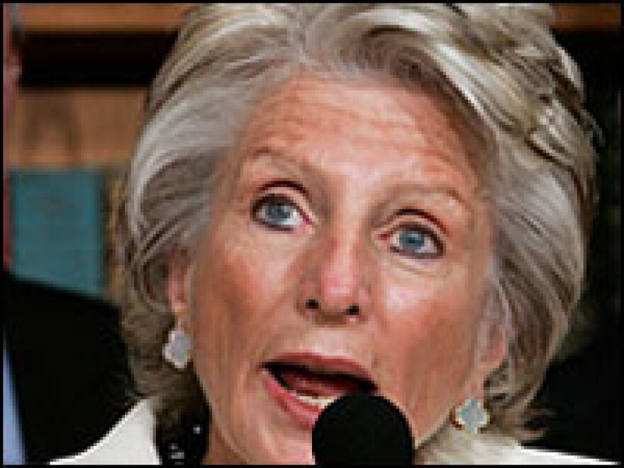The CIA in 2003 informed Rep. Jane Harman (D-CA) — shown at a Capitol Hill press conference in May — of the tapes' existence.