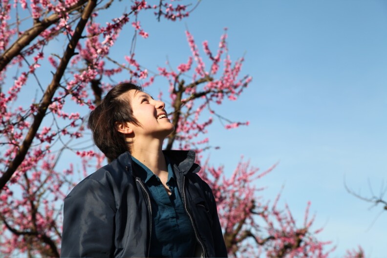Nikiko Masumoto from Masumoto Farm based in Del Rey, just outside of Fresno.