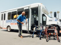 Participants in Oxnard Family Circle's Adult Day Healthcare program get transportation to and from home on weekdays.