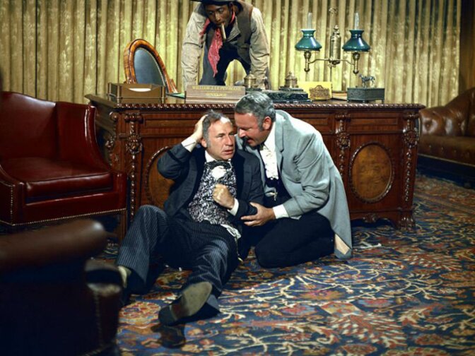 Mel Brooks played Governor LePetomane in "Blazing Saddles"