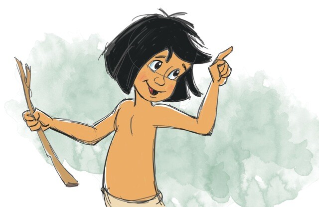 Mowgli in Disney's "The Jungle Book," on which Floyd Norman was story man.