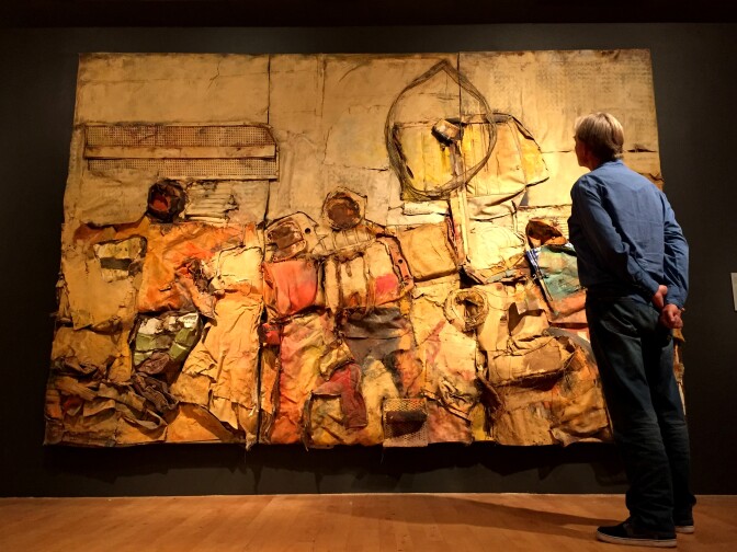 A piece by Dennis Hare, part of a retrospective at the Bakersfield Museum of Art