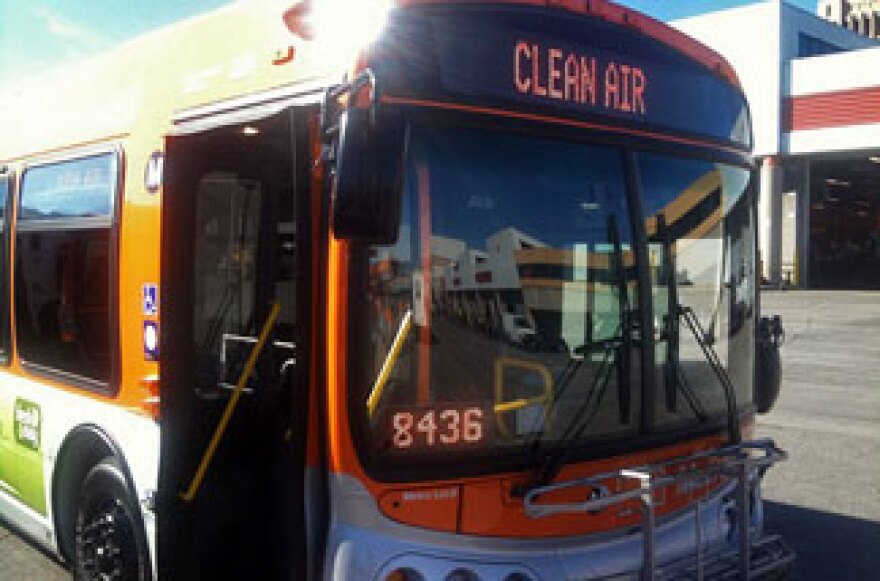 Now all of Metro's buses run on compressed natural gas.