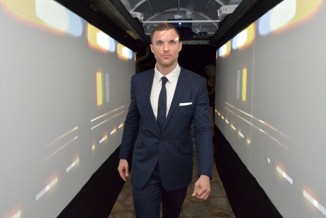 LOS ANGELES, CA - AUGUST 25:  Actor Ed Skrein attends a Special Screening and After-Party for EuropaCorp's 'The Transporter Refueled' held at the Playboy Mansion on August 25, 2015 in Los Angeles, California.  (Photo by Charley Gallay/Getty Images for Playboy)