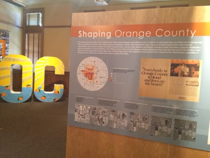 The art show documents the growing presence of Vietnamese throughout Orange County. 
