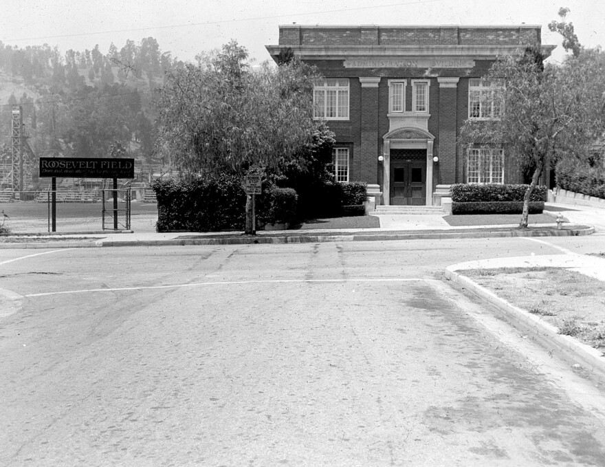 According to records from the South Pasadena Police Department, Verlin Spencer entered the South Pasadena Unified School District administration building at 1327 Diamond Ave. around 2:15 p.m. on May 6, 1940. 