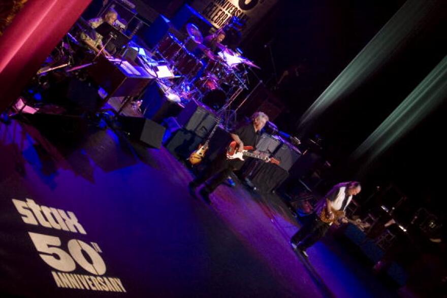 Booker T. & The M.G.'s perform at the '50 Years of Stax' Benefit Concert at the Orpheum theater on June 22,2007 in Memphis, Tennessee