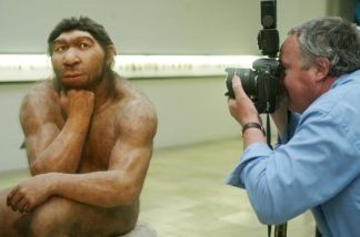 Prehistoric Museum in Halle, eastern Germany