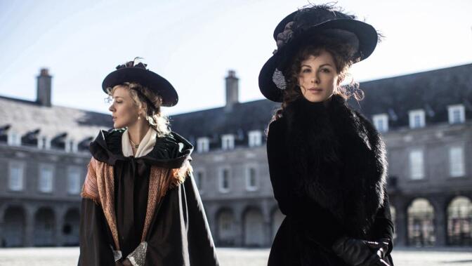 Kate Beckinsale (right) and Chloe Sevigny (left) star in Whit Stillman's "Love & Friendship"