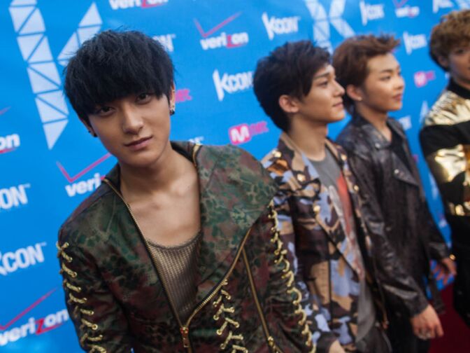 Huang Zi Tao of the group Exo was one of many pop superstars at KCON, the United States' first convention for Korean pop music, at the Verizon Ampitheatre in Irvine, Calif. on Saturday, Oct. 13. Tao is part of the Chinese wing of the pan-Asian supergroup.
