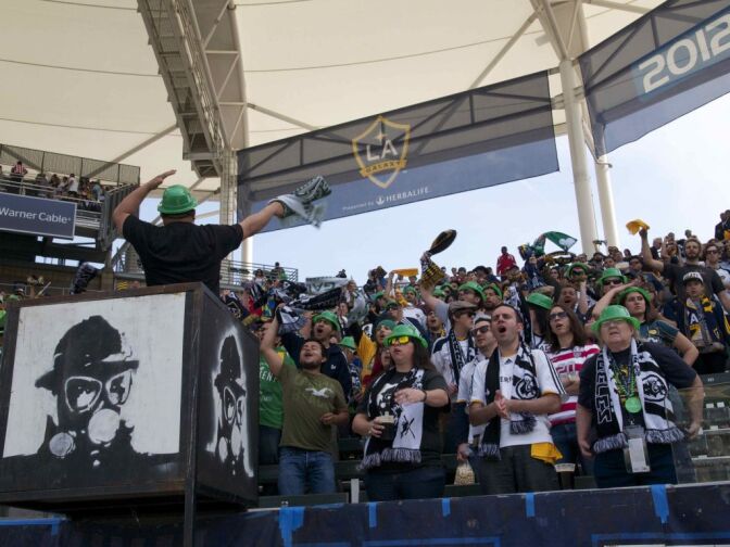 The match on St. Patrick's Day inspired fans to add green to their outfits.