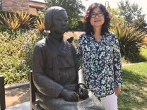 Phyllis Kim heads Comfort Women Action for Redress and Education (CARE) which led the effort to install a memorial to comfort women in Glendale. 