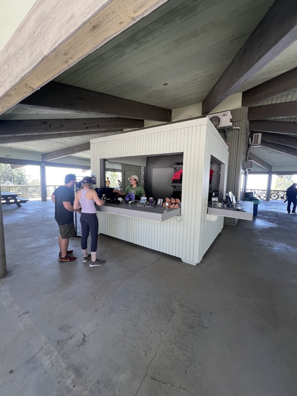 A rectangular storefront selling merchandise.
