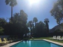 File: The swimming pool at the Ingleside Inn in Palm Springs.