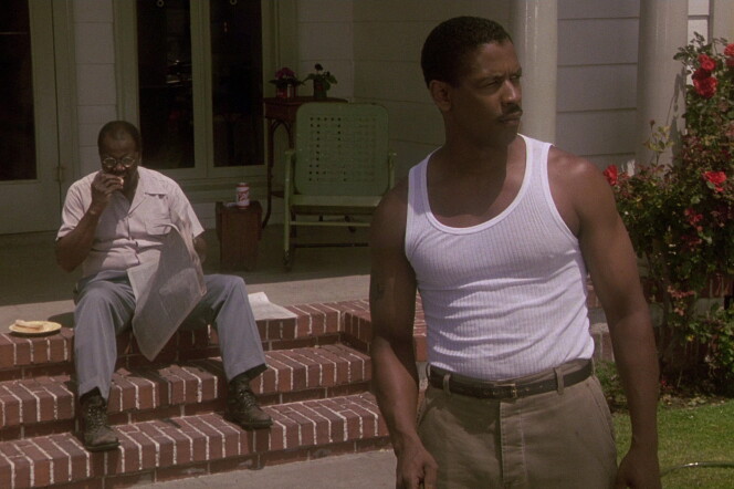 Denzel Washington and Albert Hall in Devil in a Blue Dress.
