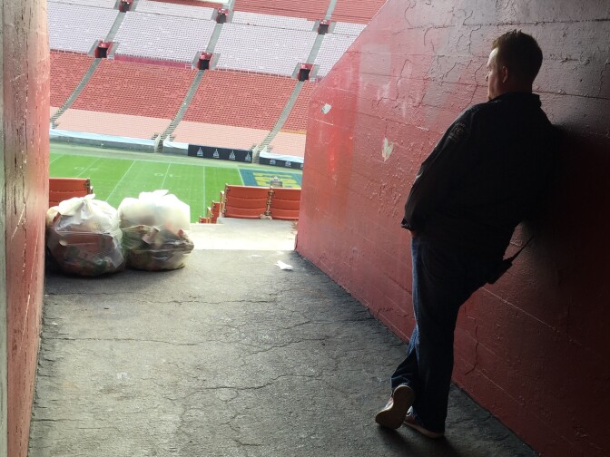 An official at the LA Memorial Coliseum says they have reached a milestone: zero waste after football games.