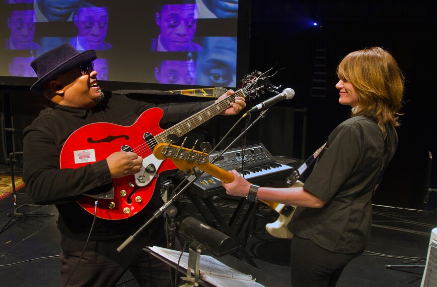 Stew and Heidi Rodewald performing "Notes of a Native Song."