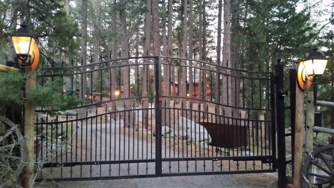 Mark Anderson's home in Bear Valley Springs, pre-2015. He has lost over 290 ponderosa pines to drought and bark beetles. 