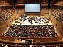 Singers and music enthusiasts gathered for a rehearsal on Thursday, July 19, at Walt Disney Concert Hall. 