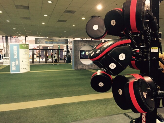 2015 Idea World Fitness and Nutrition Expo at the L.A. Convention Center.