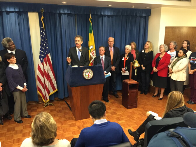 LA City Attorney Mike Feuer wants to train attorneys to help relatives seeking restraining orders on relatives' guns.