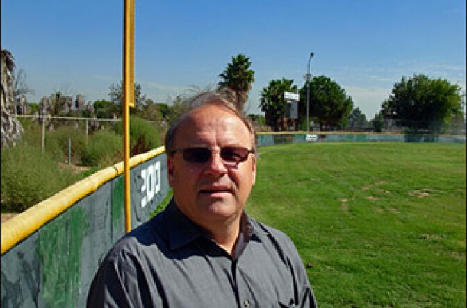 Kevin Roderick, author of "The San Fernando Valley: America's Suburb," at the former RKO ranch, where "It's a Wonderful Life" was shot.