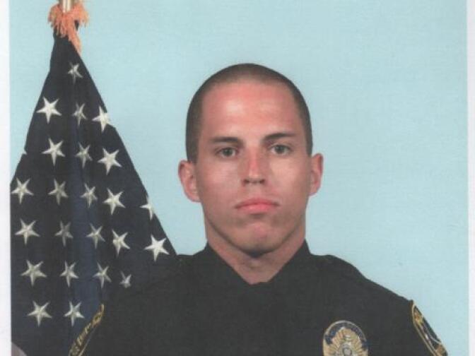 Riverside police officer Ryan Bonaminio was shot and killed Sunday. 