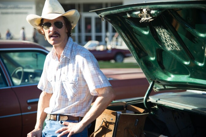 Matthew McConaughey stars as Ron Woodroof in Jean-Marc Vallée's fact-based drama, "Dallas Buyer's Club," a Focus Features release.