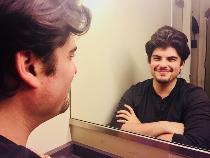 Actor Sam Massaro is part of the Bedlam theater company.