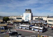 The Bob Hope Airport formerly The  Burbank-Glendale-Pasadena Airport on December 17 2003, Burbank, California.