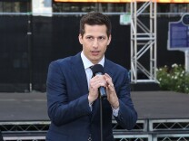 Host Andy Samberg attends the 67th Annual Primetime Emmy Awards Press Preview Day Red Carpet Rollout & Governors Ball Reveal at the Microsoft Theater on Sept. 16, 2015 in Los Angeles.