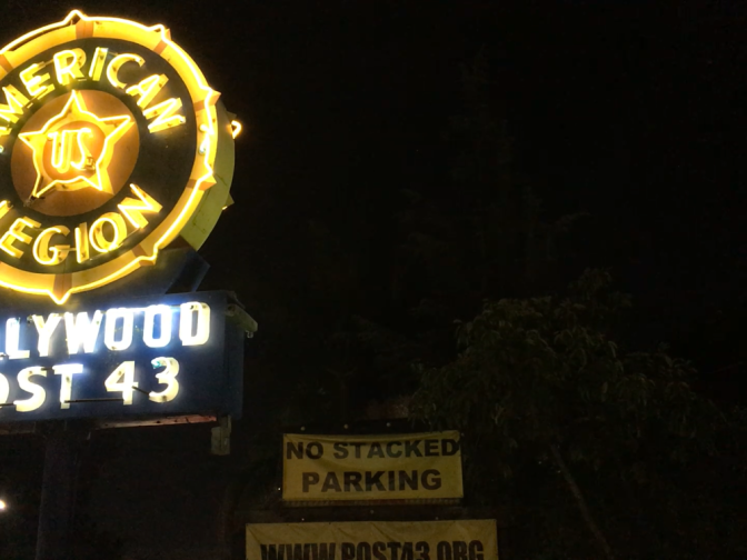 American Legion Hollywood Post 43 sign