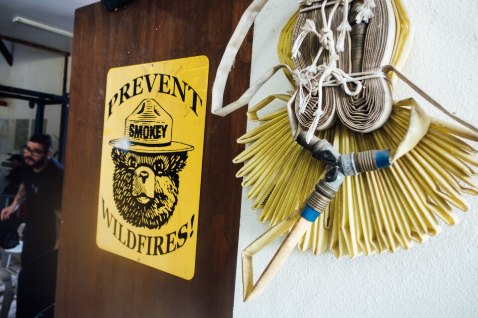 Team Rubicon and the Bureau of Land Management held wildland firefighting training at Paramount Ranch in the Santa Monica Mountains.