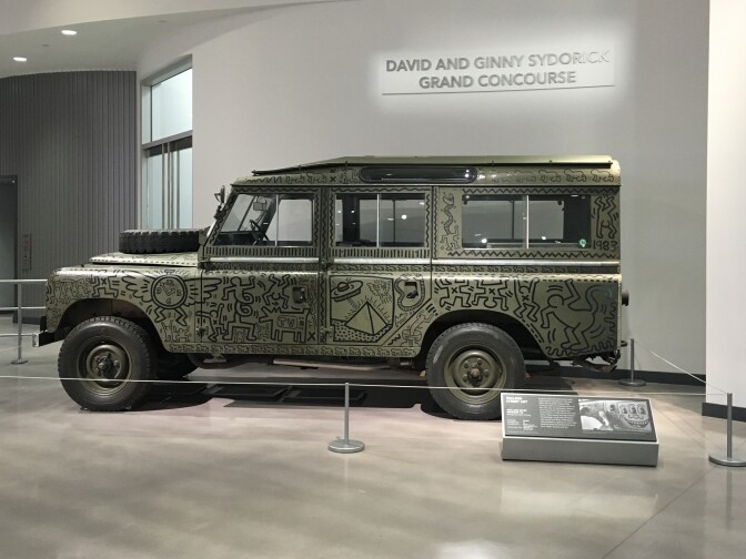 The car, a 1971 Series 3 Land Rover, was unveiled last month at the Petersen Automotive Museum, where staff says it will be on display until the end of the year, at least. 