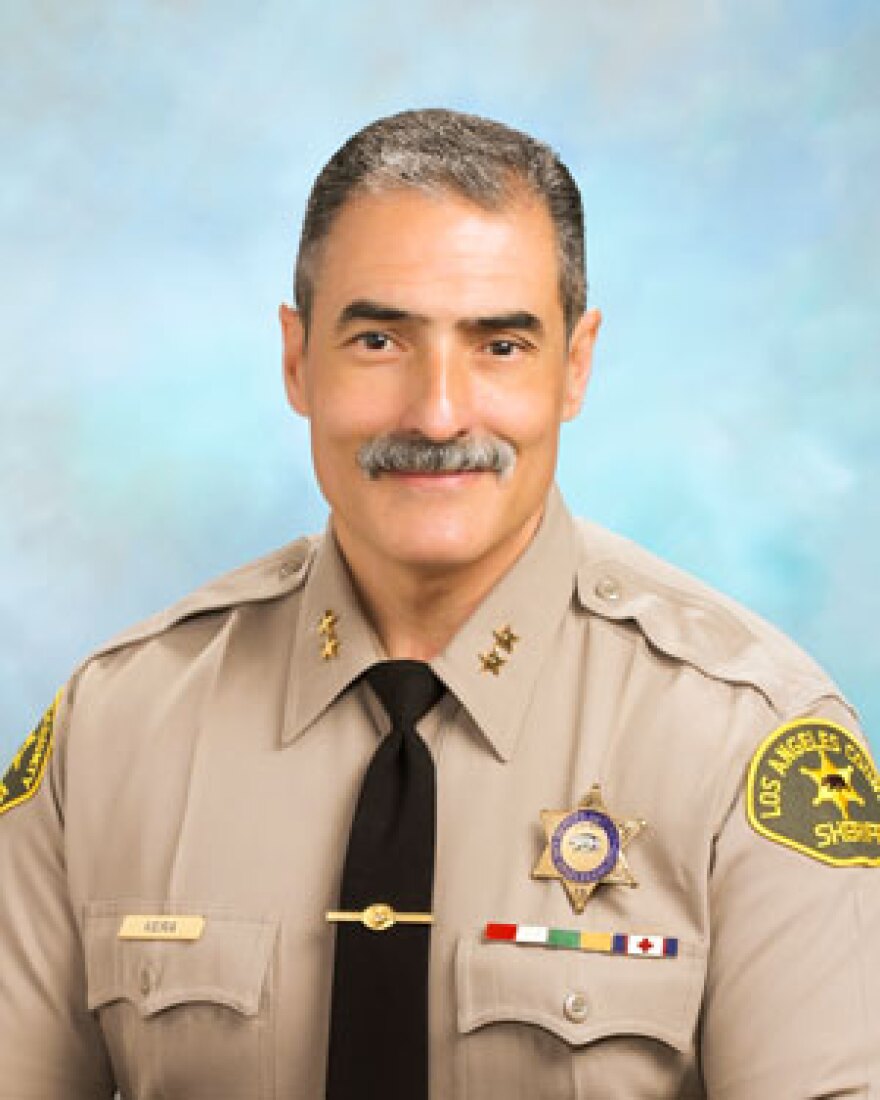 Sheriff's Department Chief Eliezer Vera is seen in uniform.
