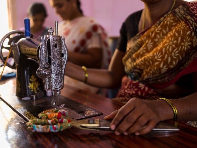 Costa Mesa-based International Princess Project gives human trafficking survivors the chance to learn a new trade at four sewing centers in Andhra Pradesh, India. 